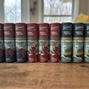 Poppy & Pout Landmark Project Lip Balm set of 9 NEW NATIONAL PARKS DISCONTINUED